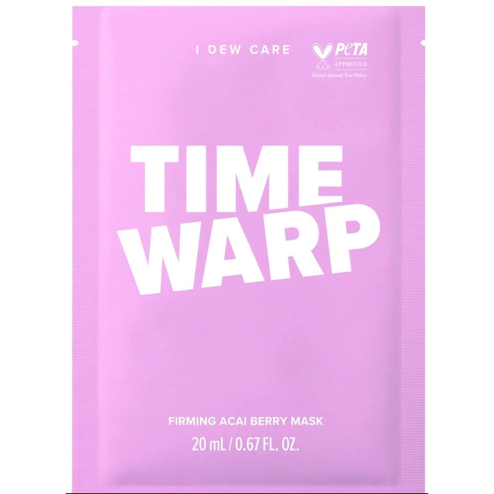 K-Care: I Dew Care Time Warp Firming Acai Berry Mask*3 Masks Individually Wrap